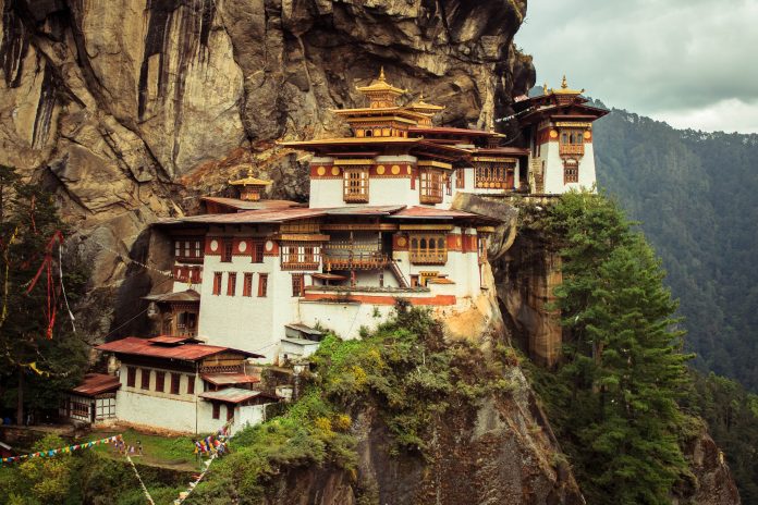 Taktsang monastery (tiger's nest), Paro,Bhutan