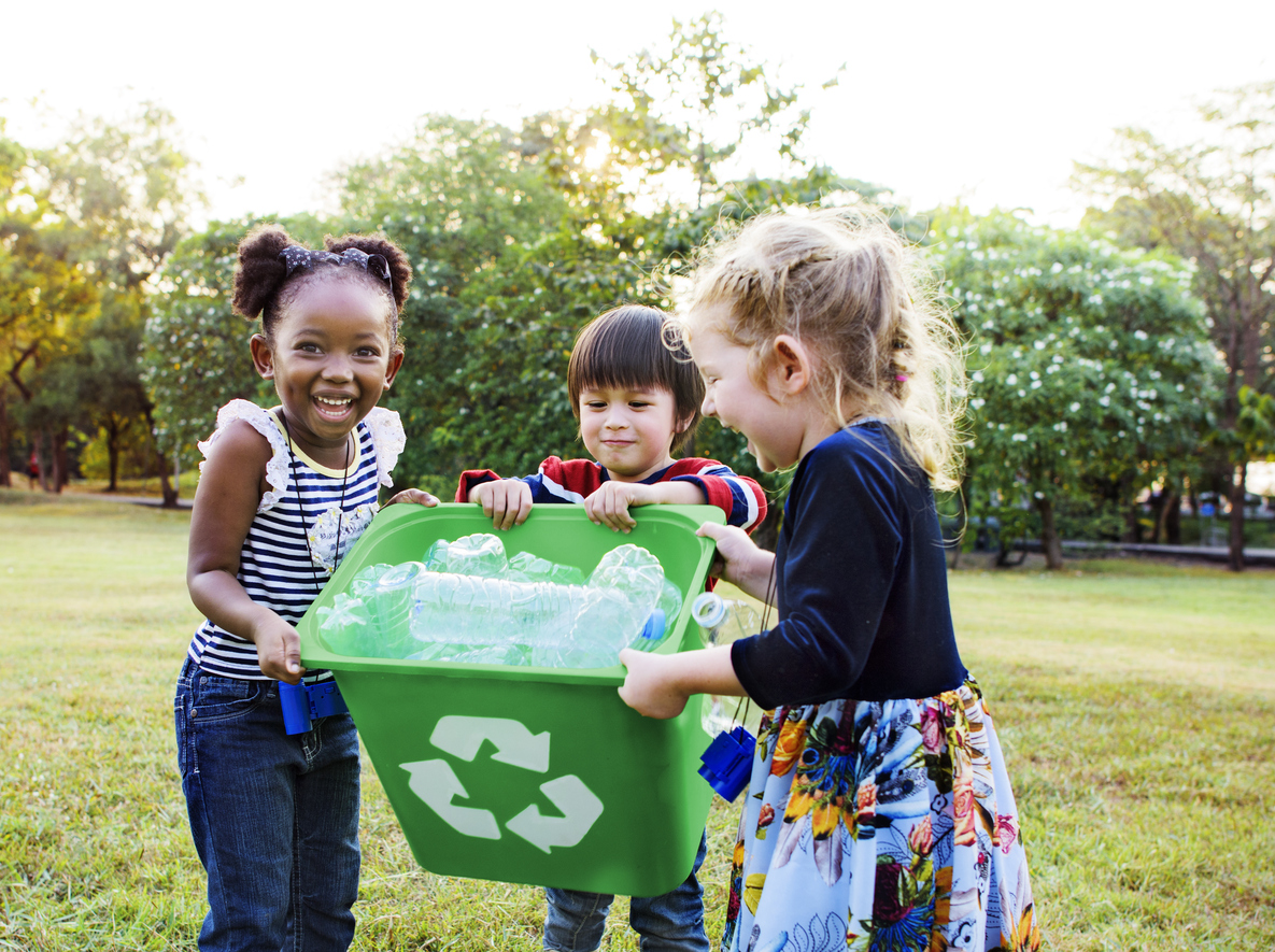 Group of kids volunteer to pick waste