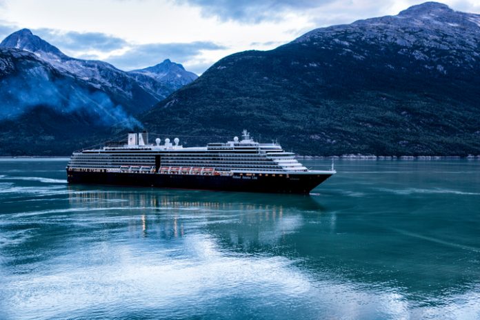 MS Noordam Sailing into Skagway, Alaska