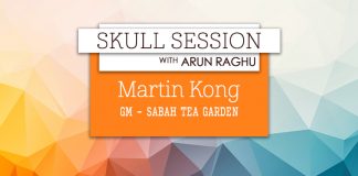 Skull Session interview card - Martin Kong, Sabah tea garden and resort