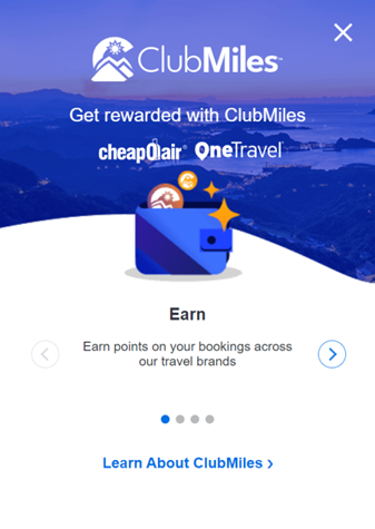 ClubMiles Program for Travelers - OneTravel